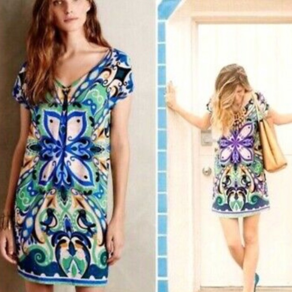 Anthropologie Maeve Folksong Shift Dress